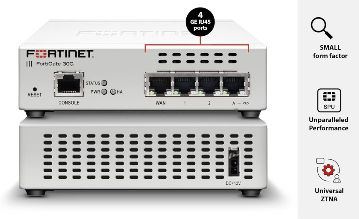 FIREWALL FORTINET FORTIGATE 30G (FG-30G)3