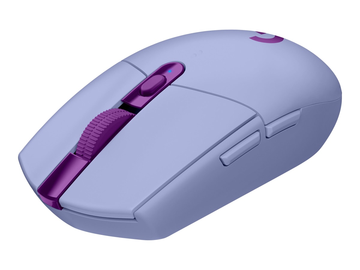 MOUSE LOGITECH G305 LIGTHSPEED WIRELESS LILA (910-006021) (NT8)2