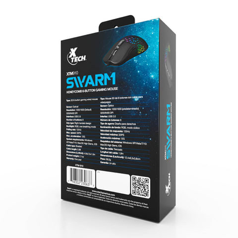 MOUSE GAMING SWARM XTECH (XTM-910)2
