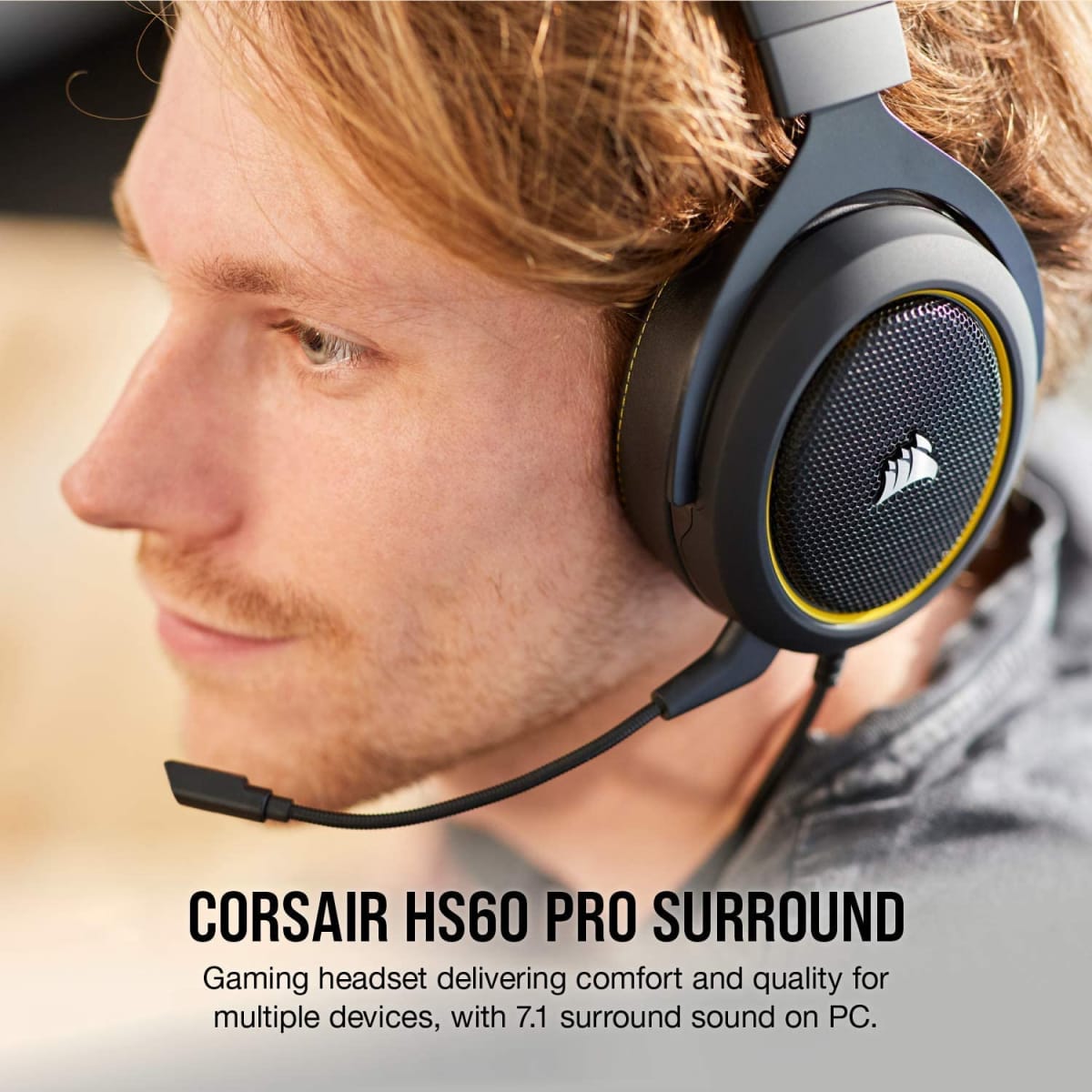 AURICULAR CORSAIR ESTEREO HS60 7.1 AMARILLO (CA-9011214-NA)11