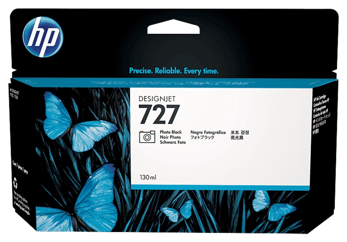 CARTUCHO DE TINTA HP 727A NEGRO FOTOGRÁFICO DESIGNJET 30ML (B3P23A) (N18) 0
