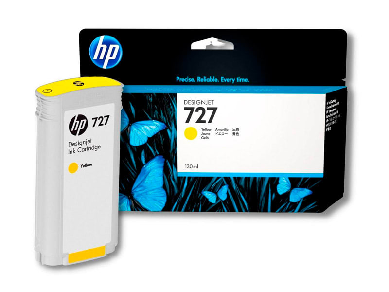 CARTUCHO DE TINTA HP 727A AMARILLO DESIGNJET 130ML (B3P21A) (NT18)2