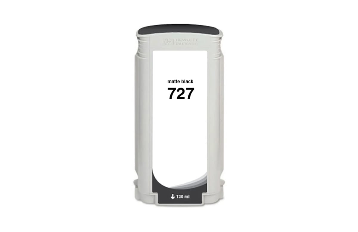 CARTUCHO DE TINTA HP 727A NEGRO MATE 130ML (B3P22A) (NT18)3