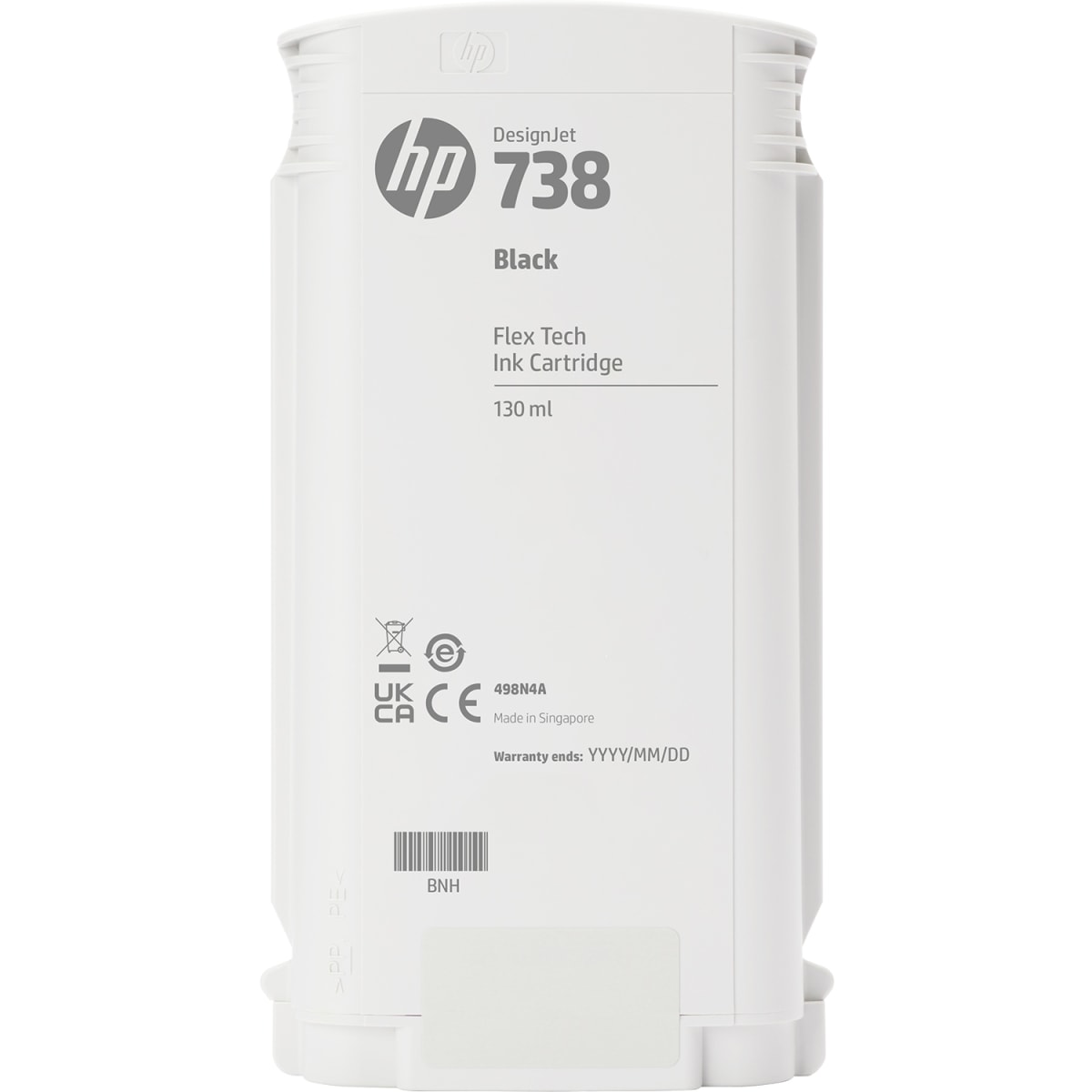 CARTUCHO DE TINTA HP 738 DESINGJET 130ML NEGRO (498N4A) (NT18)2