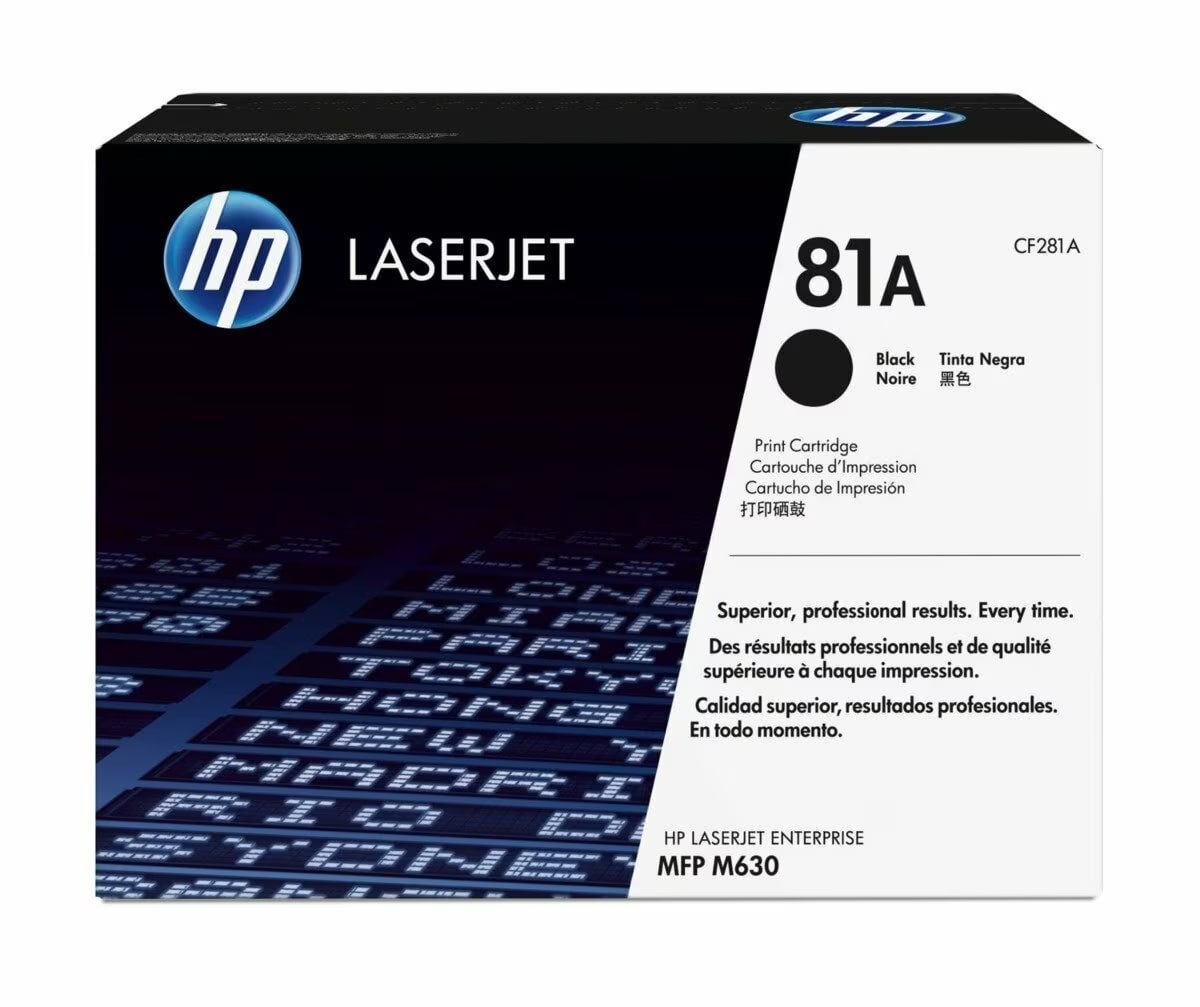 TONER HP 81A LASERJET ENTERPRISE MFP M630 NEGRO (CF281A) (NT18) 0