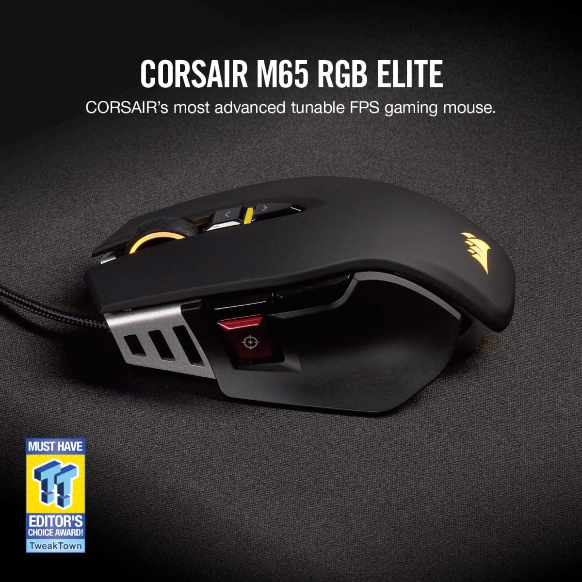 MOUSE CORSAIR M65 RGB ELITE( CH-9309011-NA)15