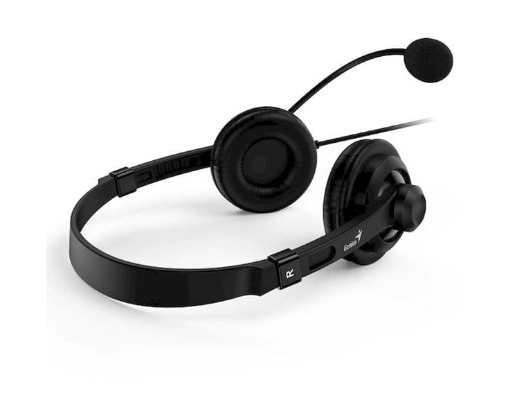 AURICULAR GENIUS HS-230U USB-A 2.4M BLACK (31710021401) (NT8)3