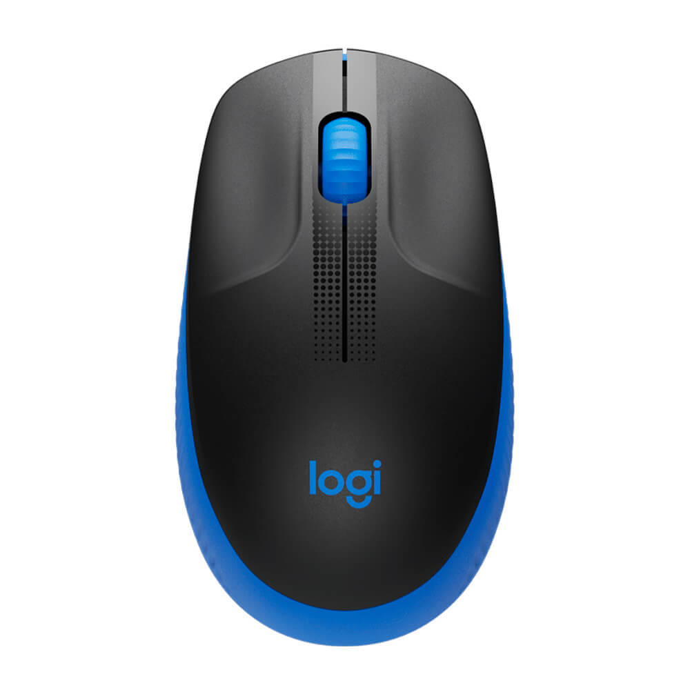 MOUSE LOGITECH M190 INALAMBRICO NEGRO/AZUL (910-005903) 0