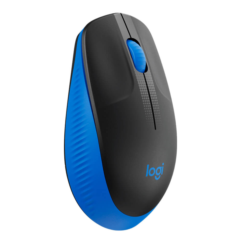 MOUSE LOGITECH M190 INALAMBRICO NEGRO/AZUL (910-005903)3