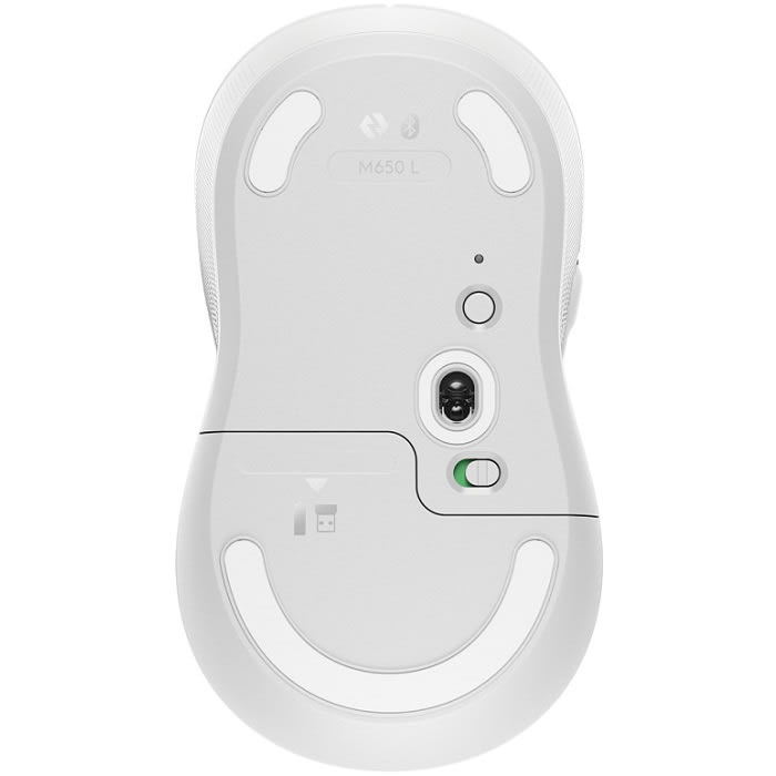 MOUSE LOGITECH SIGNATURE M650 SILENT INALAMBRICO BLANCO LARGE (910-006233)2