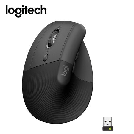MOUSE LOGITECH LIFT VERTICAL ZURDO INALAMBRICO ( 910- 006467) 0