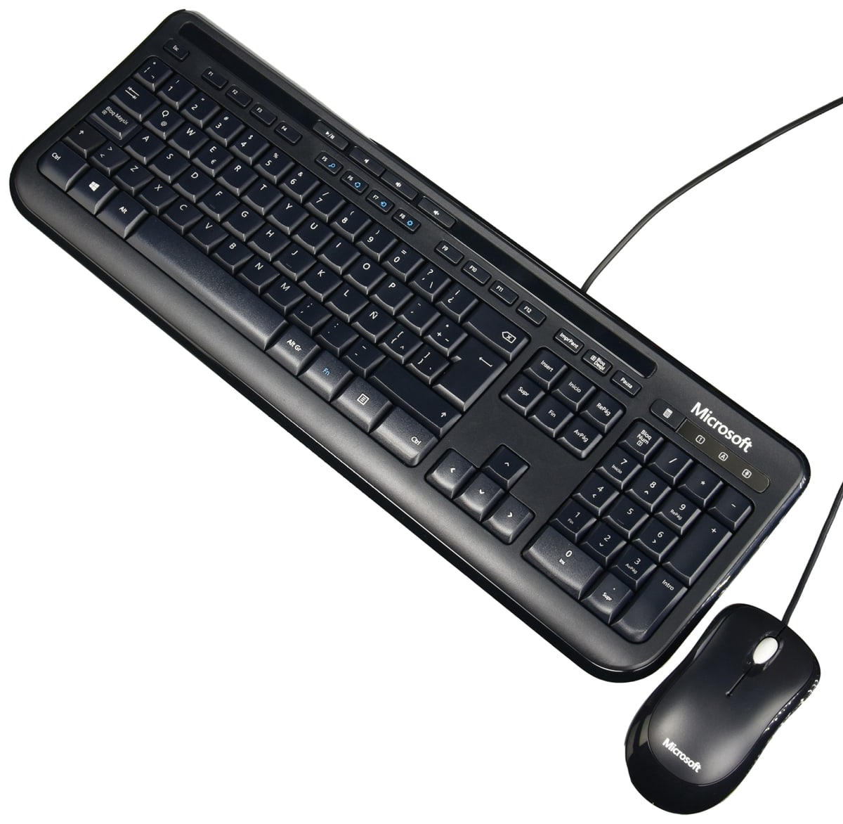 KIT TECLADO MICROSOFT DESKTOP 600 RETAIL CABLEADO (APB-00004)2