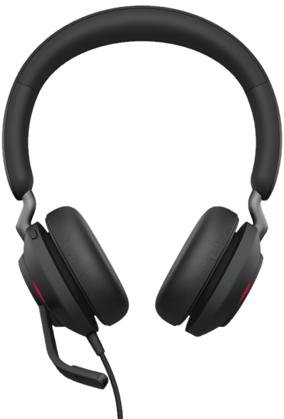 AURICULAR JABRA EVOLVE2 40 SE - USB-A, UC STEREO, DUO HEADSET, NEGRO (24189-989-999) (NT3)3