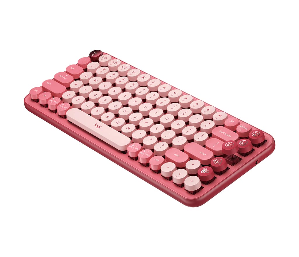 TECLADO MECÁNICO LOGITECH POP KEYS CORAL/ROSA (920-010715)4