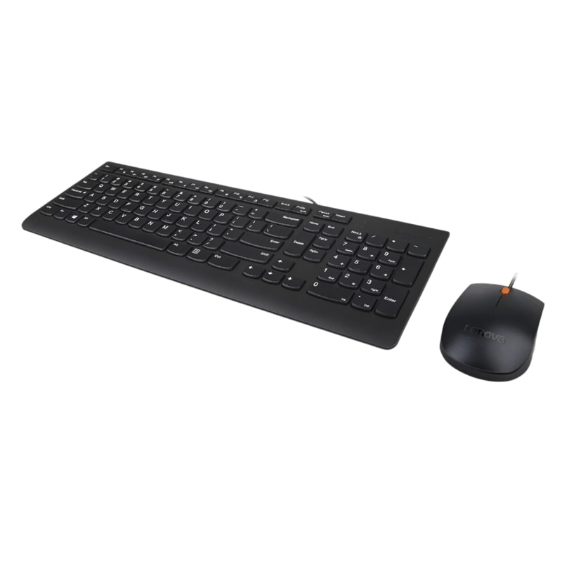 KIT TECLADO Y MOUSE LENOVO 300 NEGRO CABLEADO CON TECLA COPILOT (GX30M39630)2