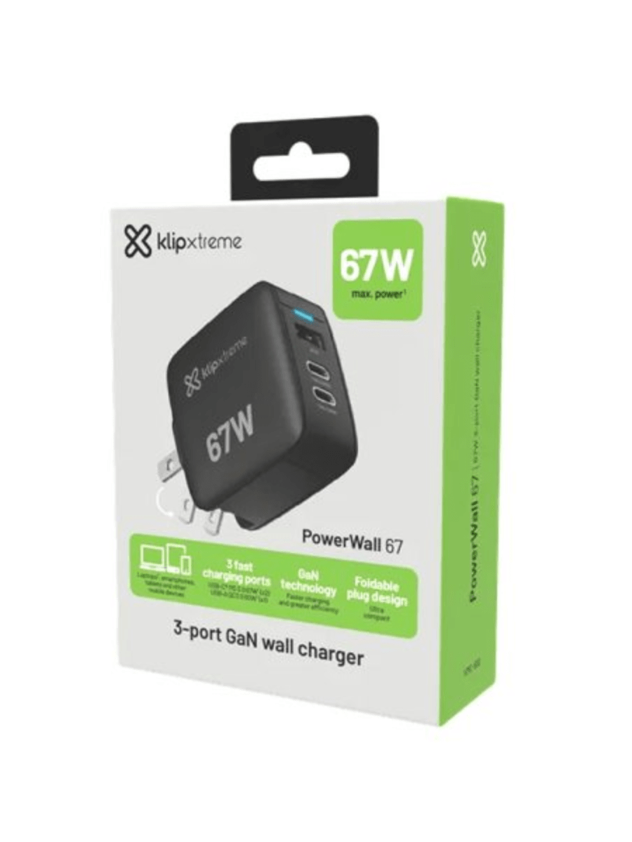 CARGADOR DE PARED KLIPXTREME POWERWALL 67 (KMC-500) (NT3) 0