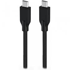 CABLE GENIUS USB-C ACC-C2CC-3A USB-C A USB-C 100CM FAST CHARGE TRENZADO BLACK (32590006400) (NT8)3
