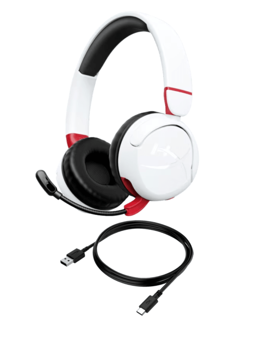 AURICULAR HYPERX CLOUD MINI GAMING WHITE INALAMBRICO (7G8F2AA) (NT3)1