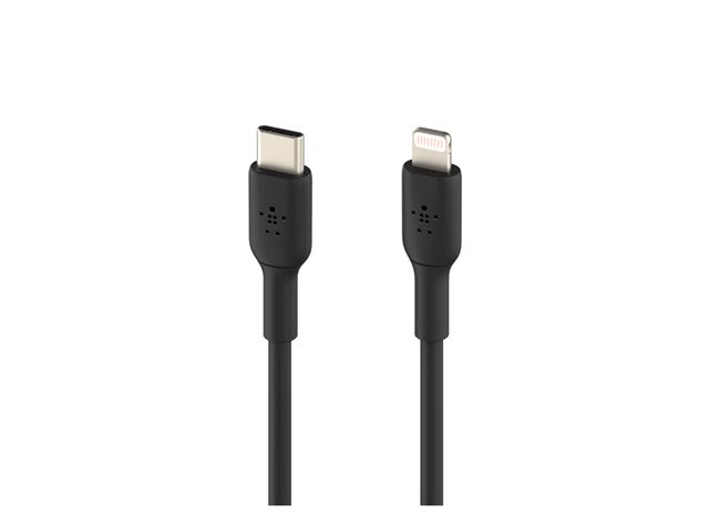 CABLE BOOSTCHARGE BELKIN USB-C TO LIGHTNING 1MTS BLACK (CAA003BT1MBK)2