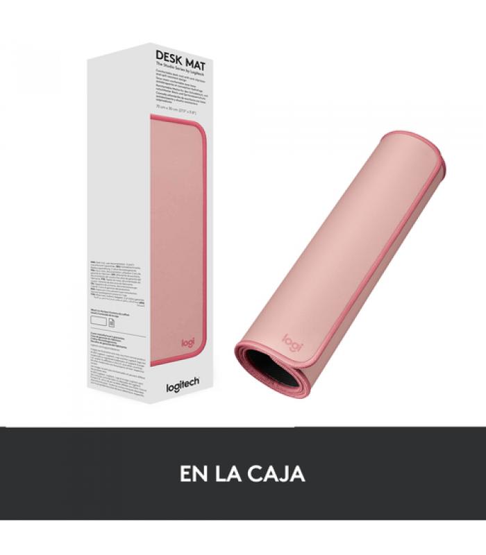 MOUSE PAD DESK MAT LOGITECH ROSADO ( 956-000048)(NT8)1