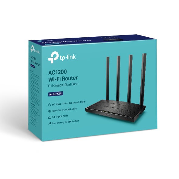 ROUTER TP-LINK INALAMBRICO GIGABIT MU-MIMO AC1200 ARCHER C6U (1750502389) 0