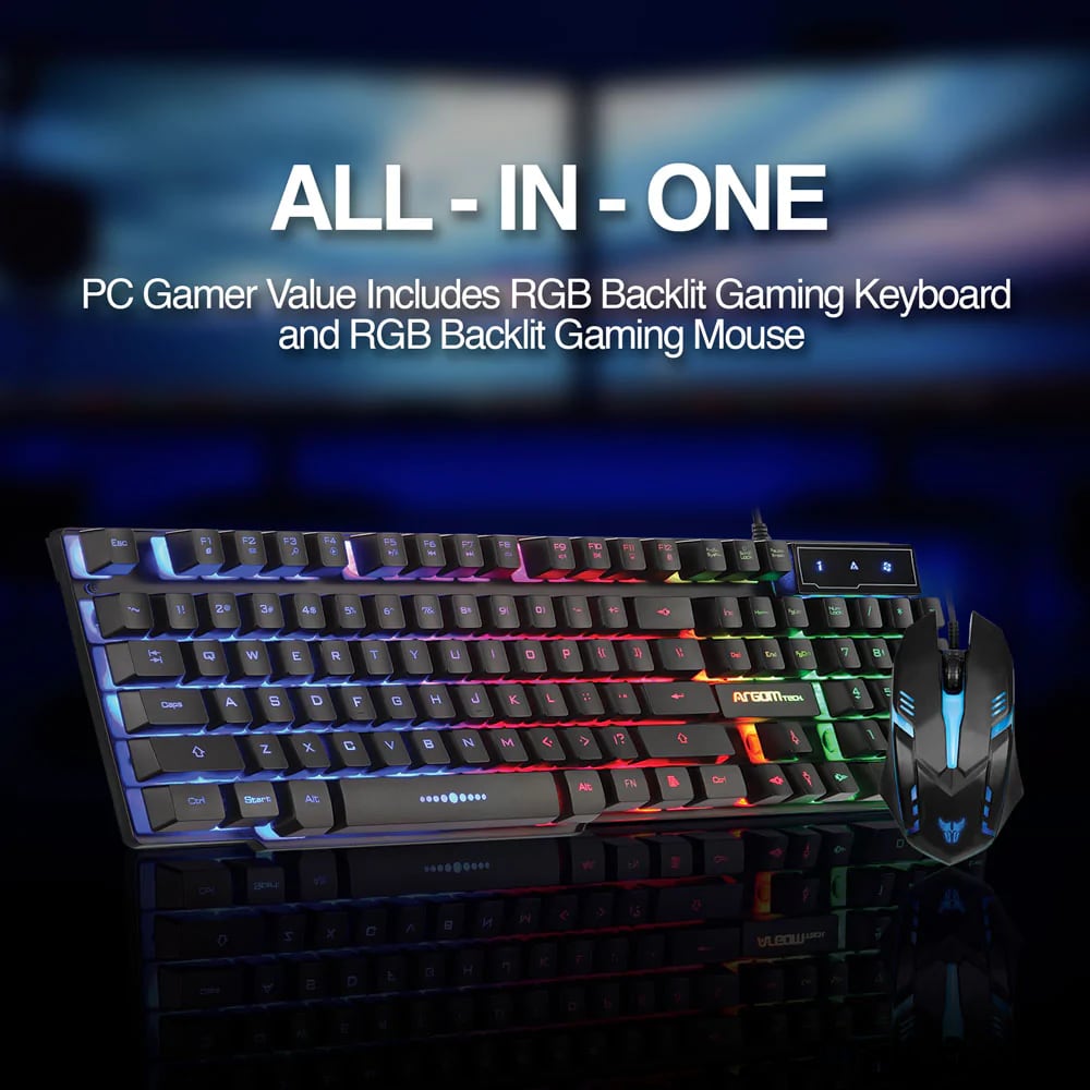 KIT TECLADO + MOUSE ARGOMTECH COMBAT KB51 (ARG-KB-2051BK)3
