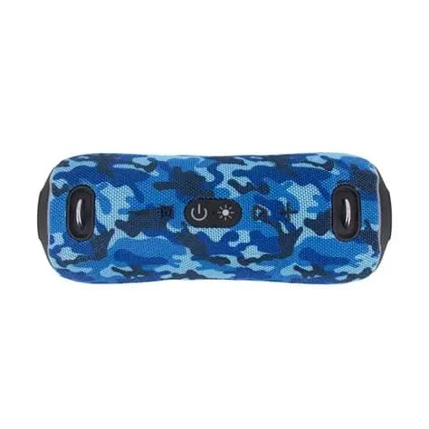 PARLANTE TEROS ULTRA TE-6046BM, BT 5.3, RGB, TWS, COLOR AZUL MILITAR CAMUFLADO (TE-6046BM)3