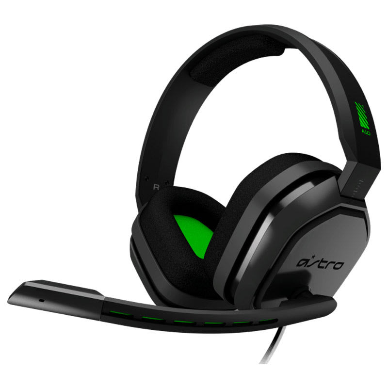 AURICULAR ASTRO A10 CON MICROFONO, NEGRO CON VERDE (939-001510) 0