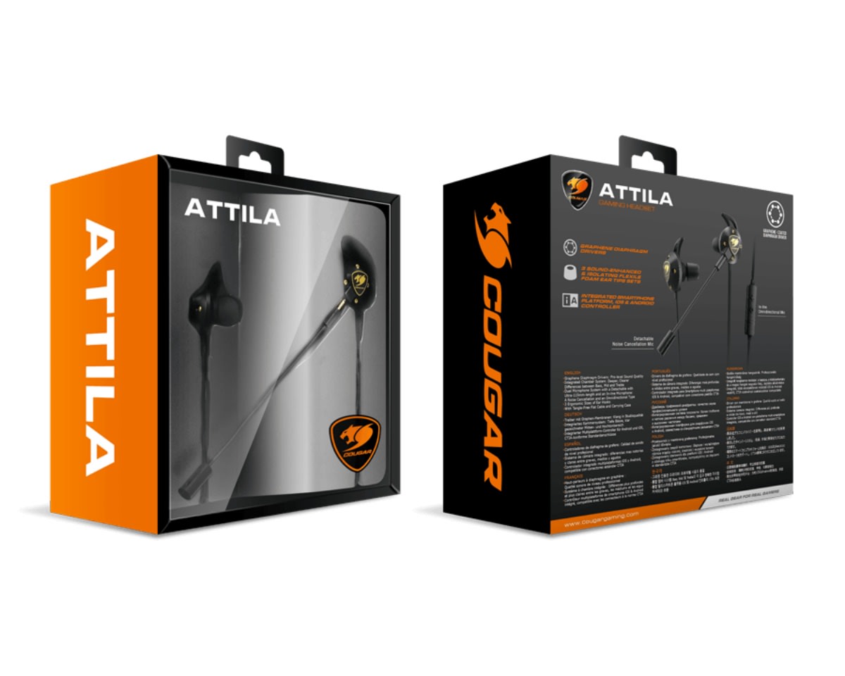 AUDIFONOS COUGAR ATTILA IN-EAR DIAPHRAGM (3H860P10B.0001)3