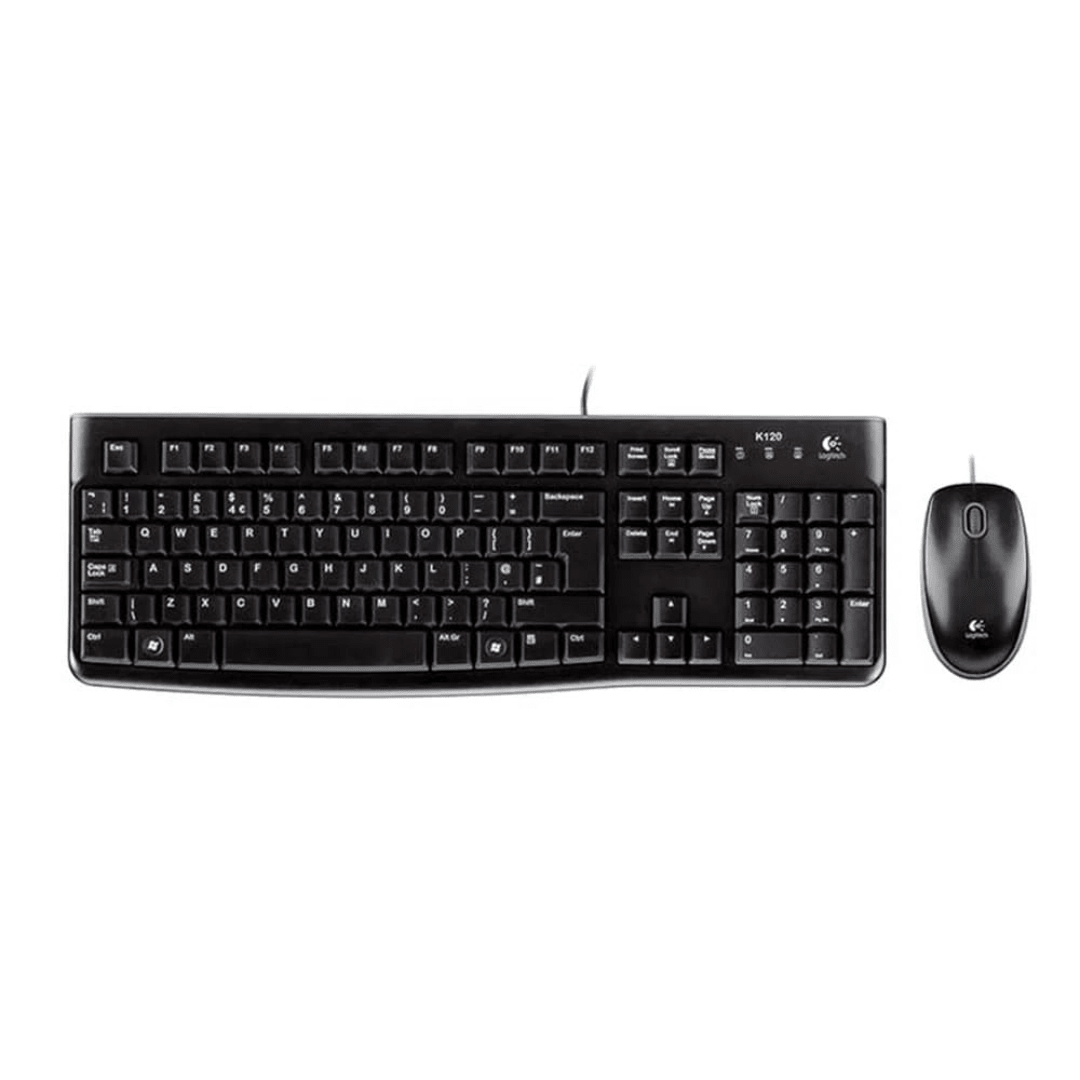 TECLADO LOGITECH + MOUSE MK120 USB SP BLACK (920-004428) 0