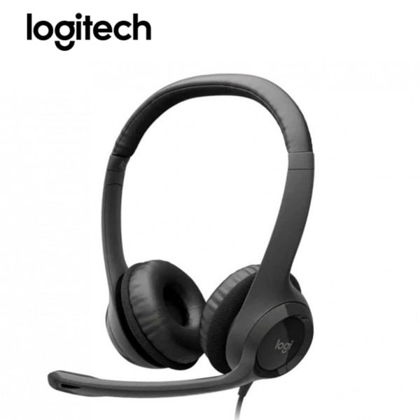 AURICULAR CON MICRÓFONO LOGITECH H390 USB NEGRO (981-000014) (NT8)1