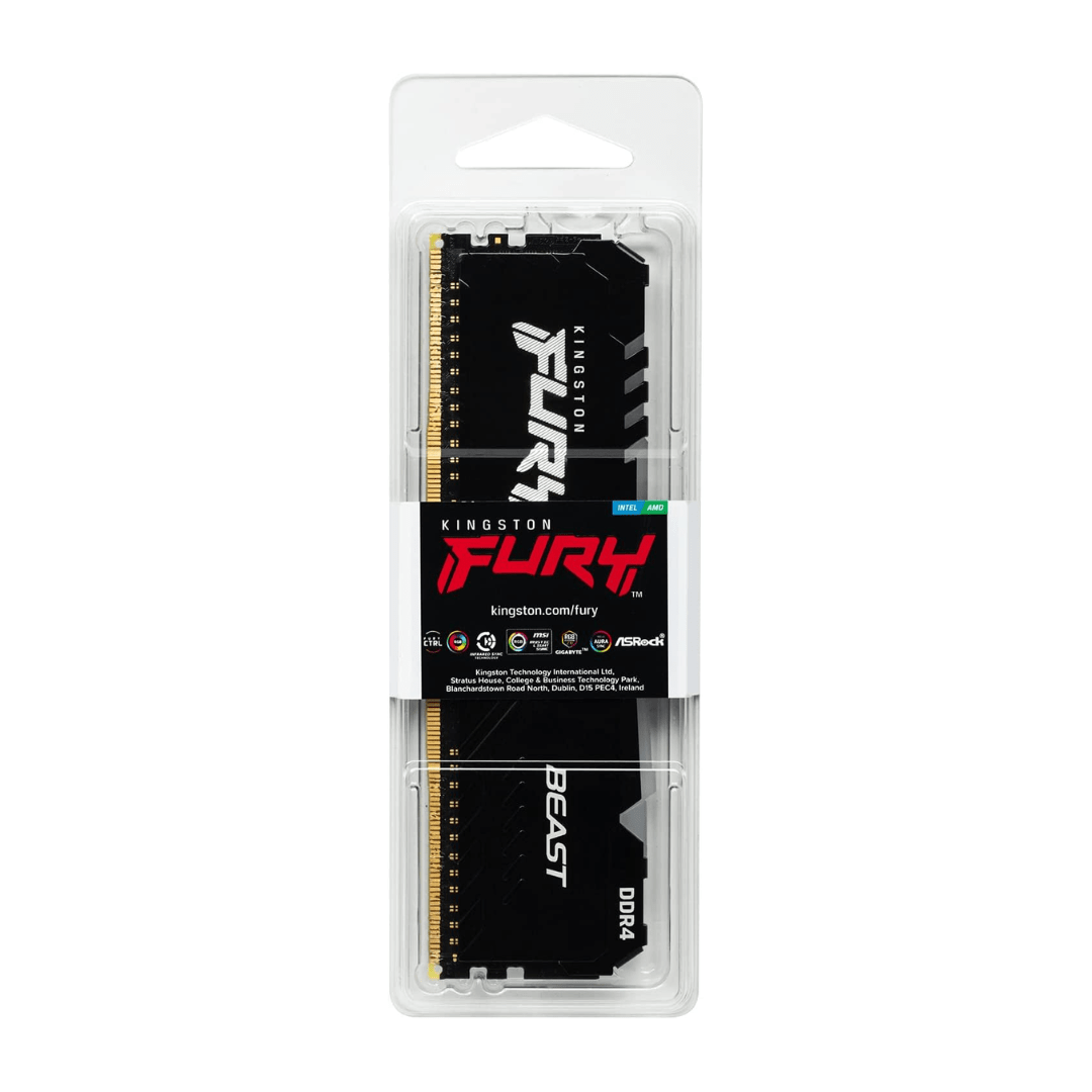 MEMORIA KINGSTON FURY BEAST 16GB DDR4 3200MHZ RGB (KF432C16BBA/16)3