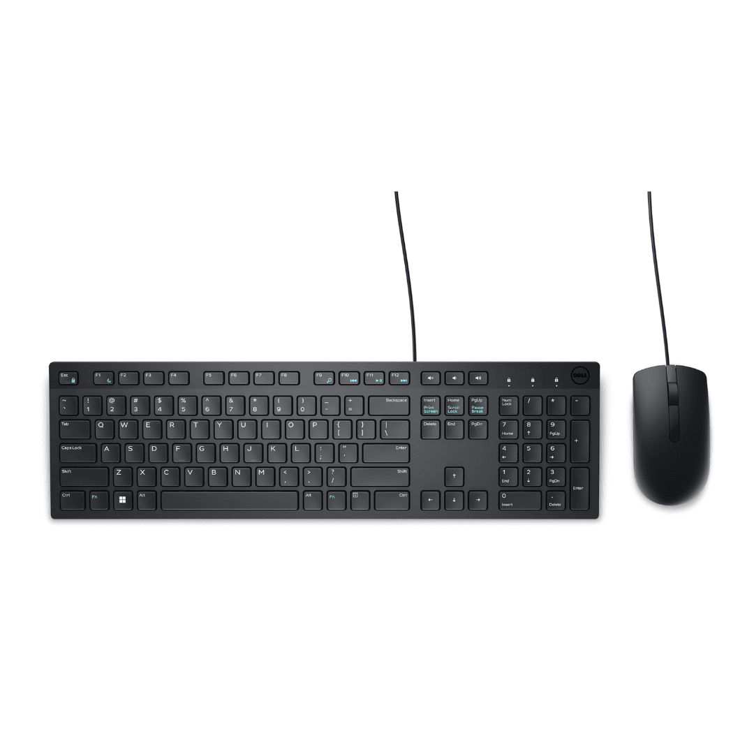 KIT TECLADO Y MOUSE DELL USB NEGRO ESPAÑOL (KM300C-LTN)5