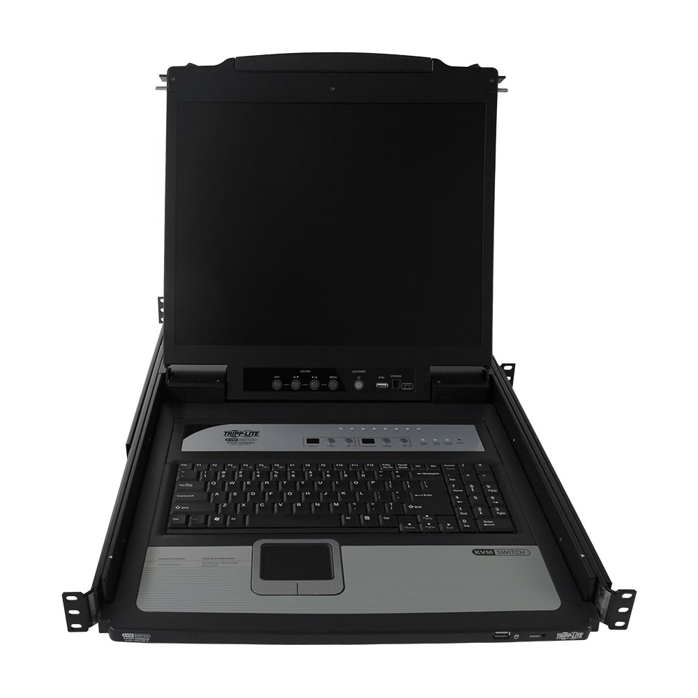 CONSOLA KVM TRIPP LITE 8 PUERTOS RAQUEABLE 1U 19