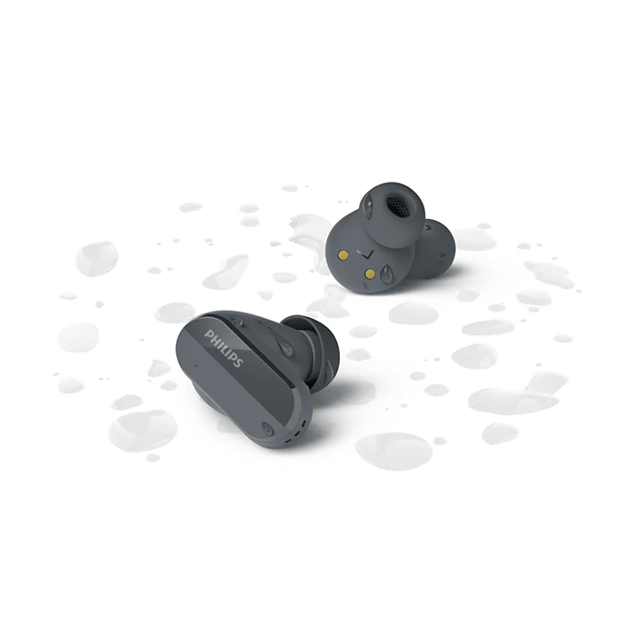 AURICULARES INALÁMBRICOS PHILIPS C/MICROF. 10M USB-C TACTIL NEGRO (TAT3508BK) (NT8)3