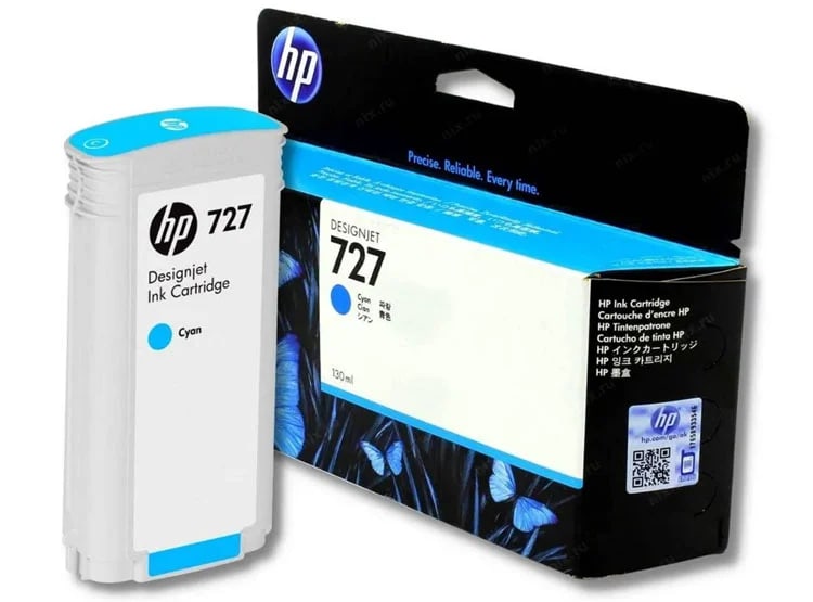 CARTUCHO DE TINTA HP 727A CIAN DESIGNJET130ML (B3P19A) (NT18)2