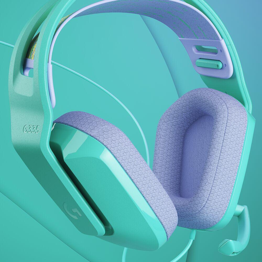 AURICULAR LOGITECH G335 MINT (981-001023)4