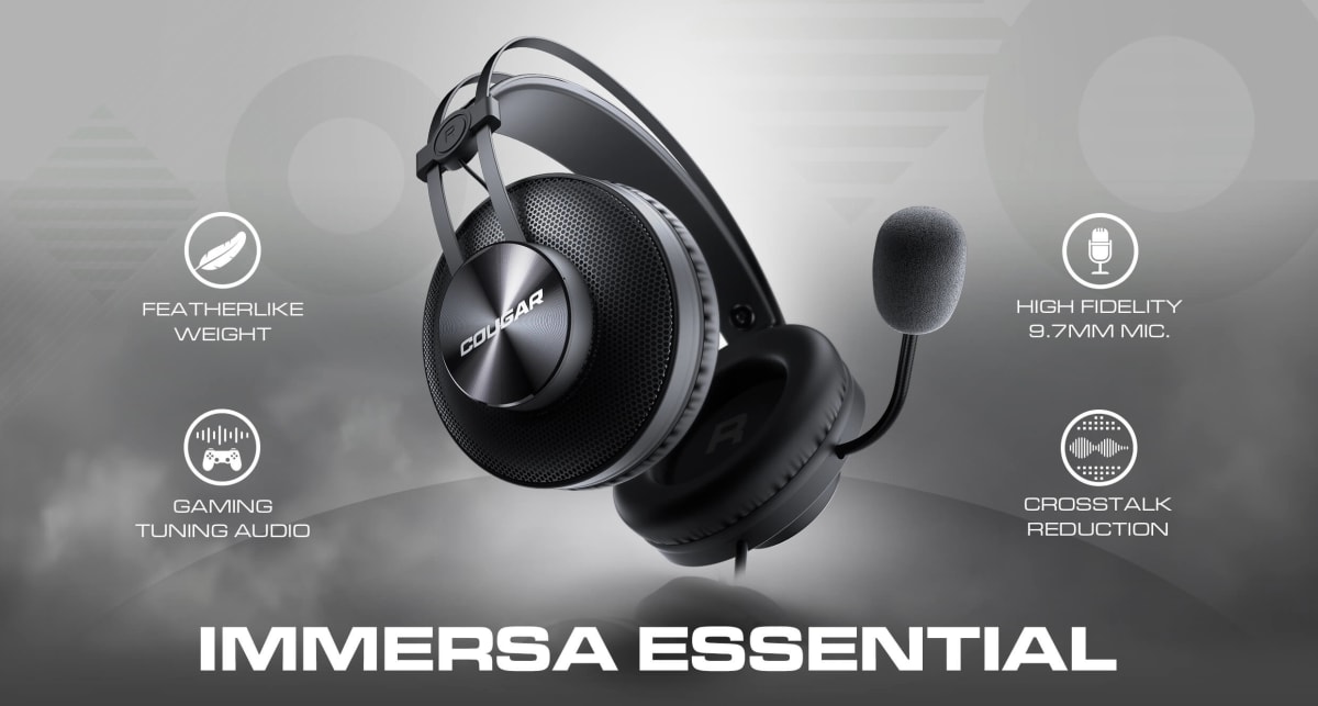 AURICULAR COUGAR IMMERSA ESSENTIAL BLACK (3H350P40B.0001)9