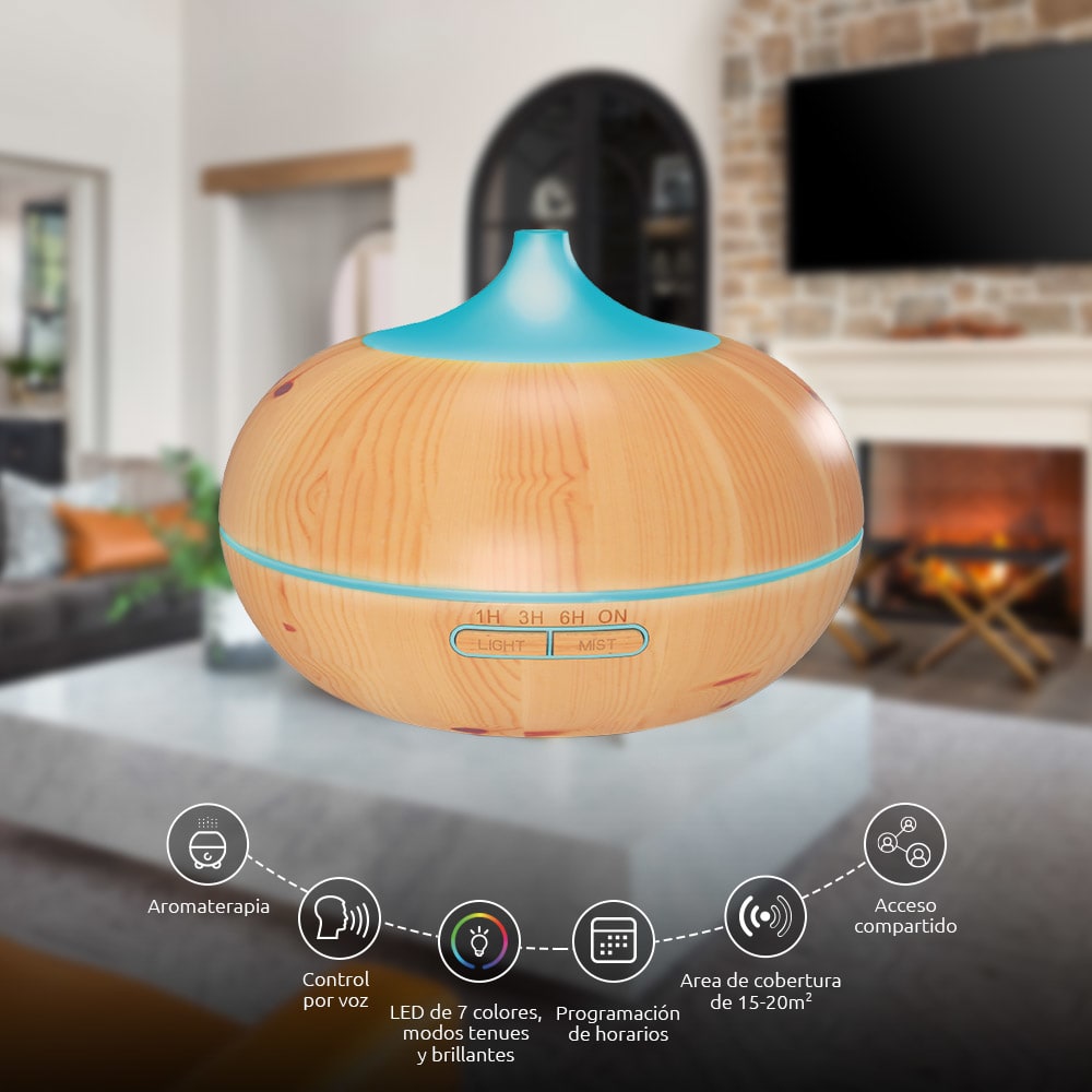 DIFUSOR DE AROMA INTELIGENTE CON CONEXION WIFI (NHA-A600)3