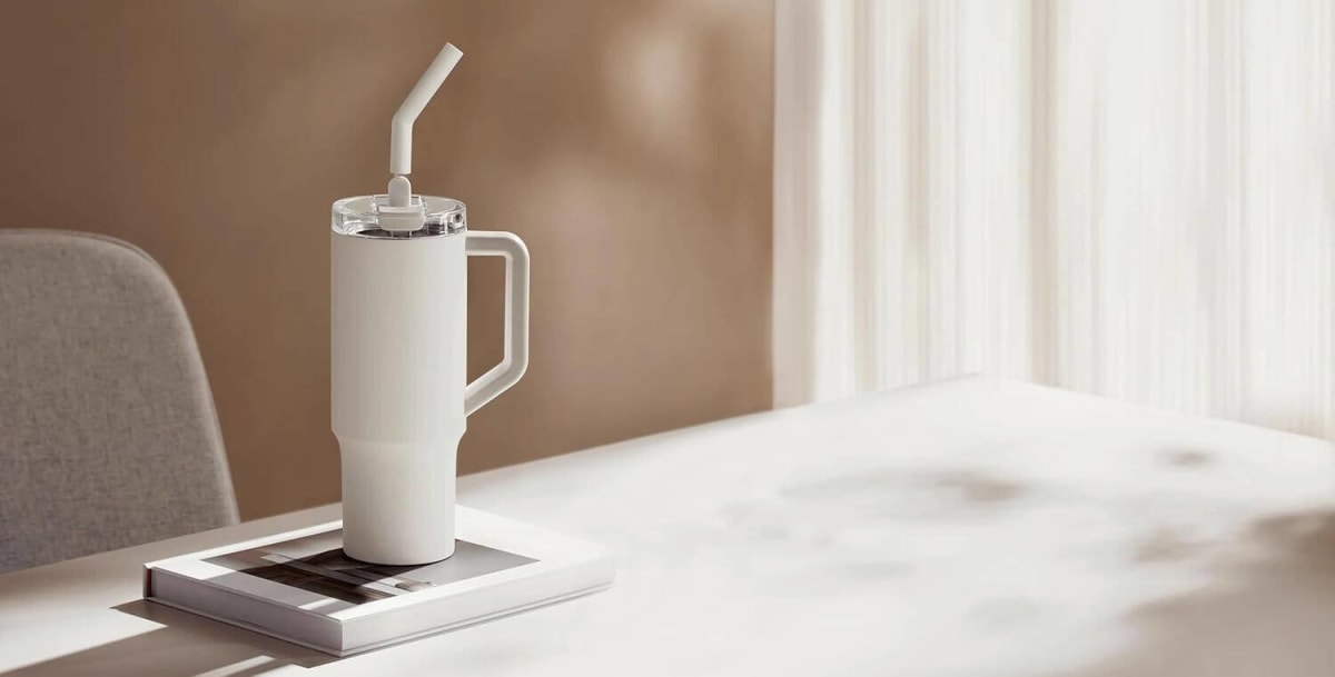 TAZA/TERMO XIAOMI STRAW MUG 1L XMXGB01PL (CN0800086NA8) (NT2)5