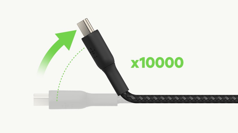 CABLE TRENZADO BELKIN BOOSTCHARGE USB-C A USB-C BLACK 2M (CAB004bt1MBK) (NT3)1