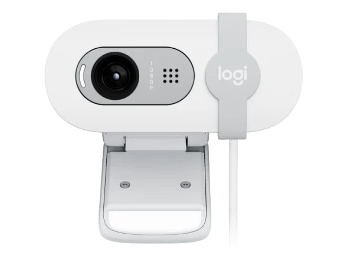 CAMARA LOGITECH BRIO 100 FHD 1080P USB-A BLANCO (960-001615) (NT8) 5