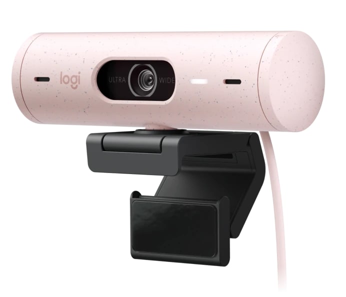 CAMARA WEB LOGITECH BRIO 500 ROSE 1080P (960-001418)1