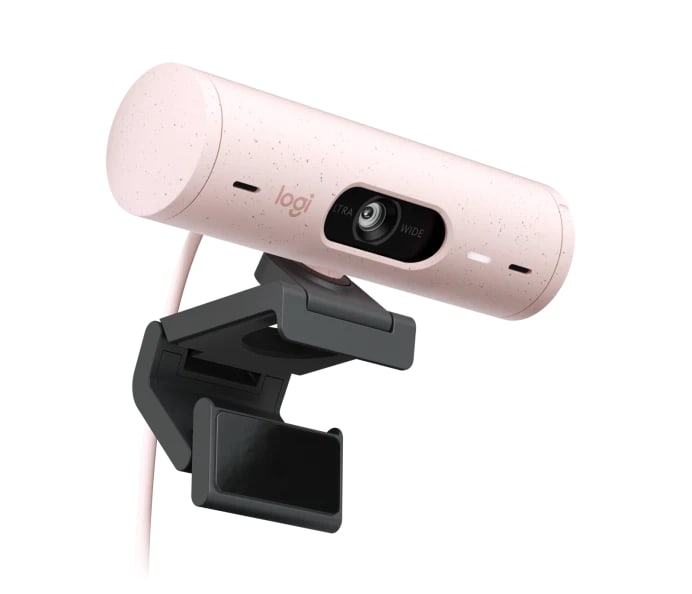 CAMARA WEB LOGITECH BRIO 500 ROSE 1080P (960-001418)4