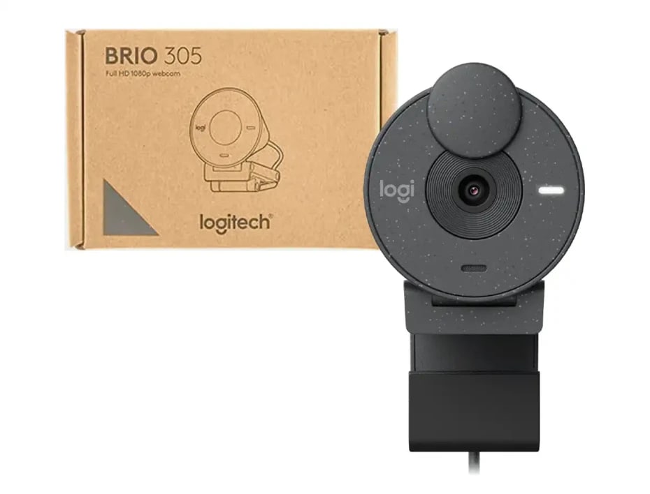 CAMARA LOGITCH VC B2B BRIO 305 FHD 1080P USB-C BLACK (960-001519)(NT8)2