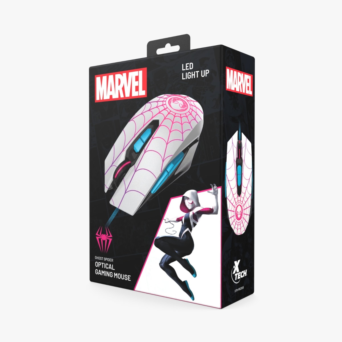 MOUSE XTECH EDICION GHOST SPIDER USB (XTM-M520SG) (NT3)3