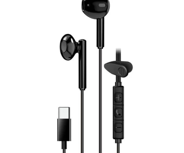 AUDIFONOS GENIUS HS-M366 IN-EAR USB-C 14.2MM CLIP GIRATORIO BLACK (31710033400) (NT8)4