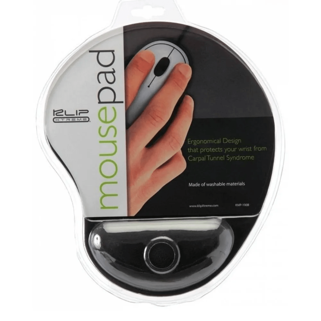 MOUSE PAD KLIP XTREME CON SOPORTE ERGONOMICO(KMP-100B) 2