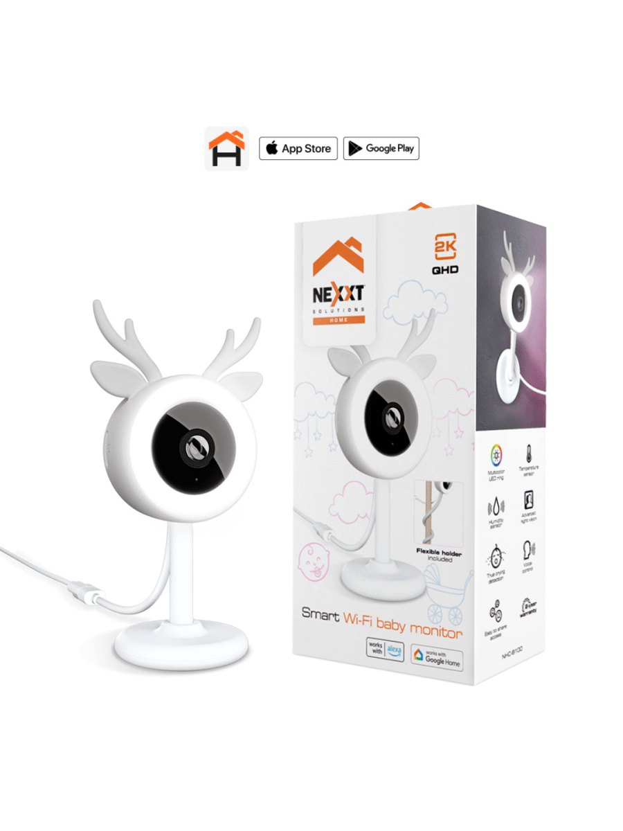 MONITOR INTELIGENTE NEXXT WIFI PARA BEBE (NHC-B100 MN) (NT3) 0