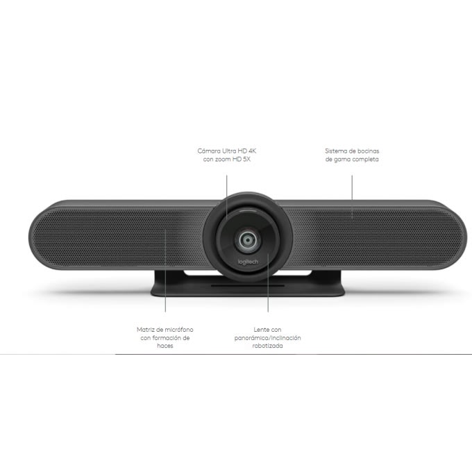 CÁMARA LOGITECH B2B MEETUP+EXPANSION MIC NEGRO (960-001201) (NT8) 0